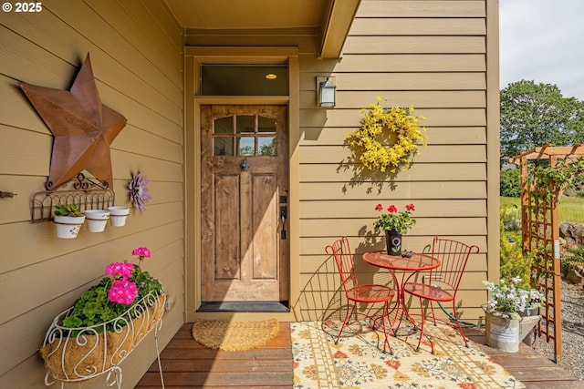 view of property entrance