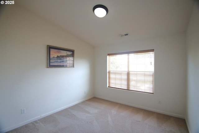 1974 N Laurelwood St, Canby, OR 97013 - unfurnished room featuring light carpet and vaulted ceiling