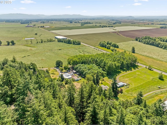 34637 E Knox Butte Rd, Albany, OR 97322 - aerial view of sparsely populated area with a mountainous background