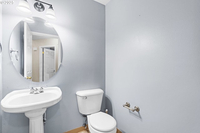40510 NE 261st Ct, Amboy, WA 98601 - half bathroom with baseboards and toilet