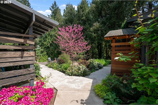 view of yard