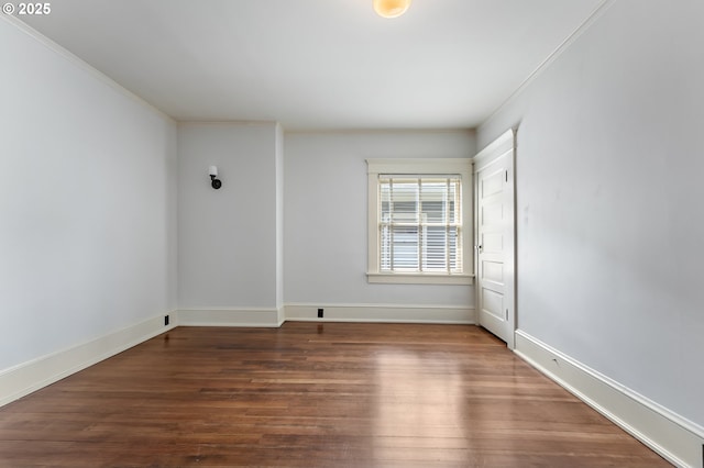 2225 NE 22nd Ave, Portland, OR 97212 - spare room featuring wood finished floors and crown molding
