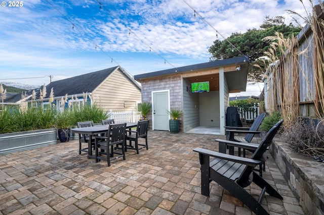 128 NW 20th Ave, Rockaway Beach, OR 97136 - view of patio featuring outdoor dining area