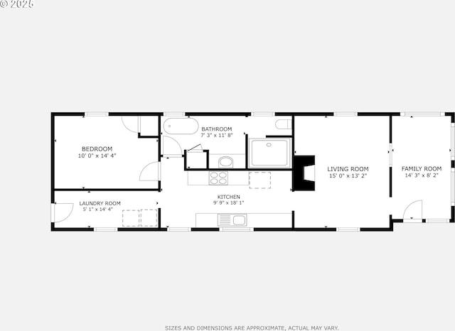 128 NW 20th Ave, Rockaway Beach, OR 97136 - view of room layout