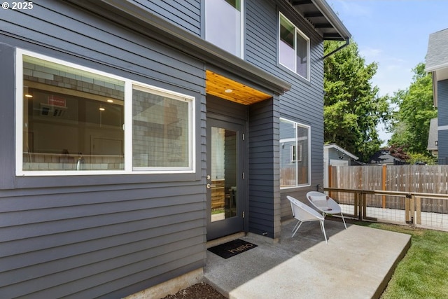2415 NE 38th Ave Unit B, Portland, OR 97212 - view of exterior entry with a patio