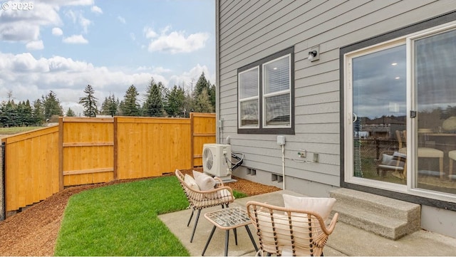 9336 SE Middleton St, Happy Valley, OR 97086 - view of patio / terrace with a cooling unit