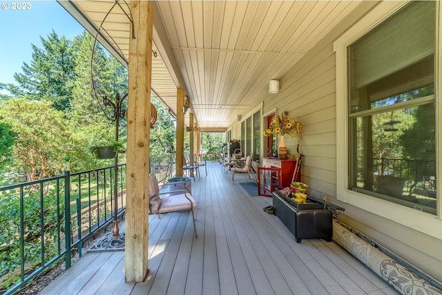 48482 E Meadow Way, Oakridge, OR 97463 - view of wooden porch