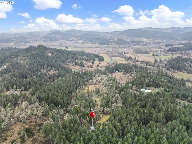29806 Lusk Rd, Eugene, OR 97405 - aerial view of property's location featuring mountains and a heavily wooded area