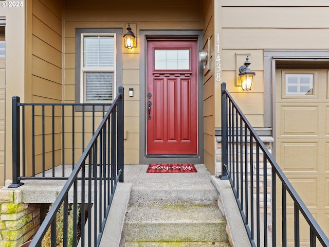 view of entrance to property