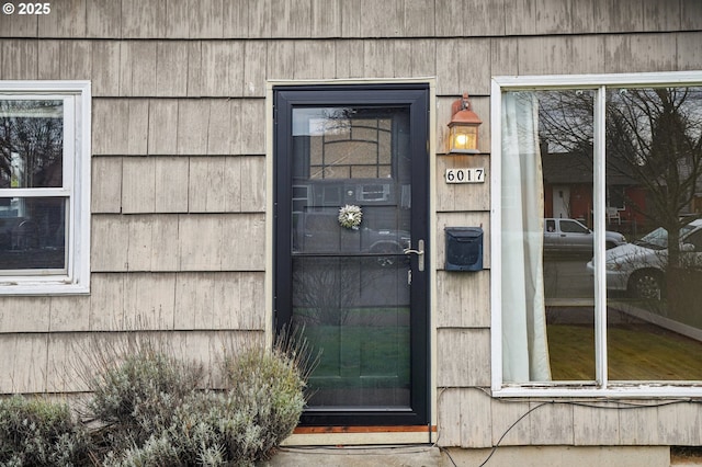 view of property entrance