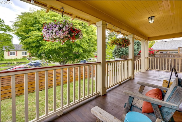 8113 SE Morrison St, Portland, OR 97215 - view of wooden porch