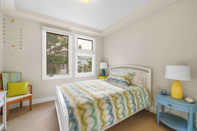 bedroom featuring carpet floors