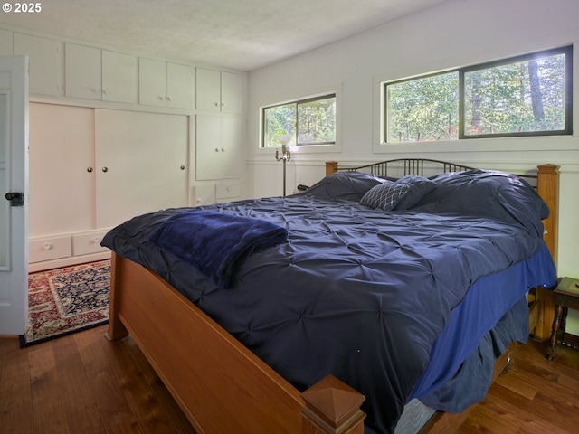 205 Baker Rd, Ariel, WA 98603 - bedroom with wood-type flooring and a closet