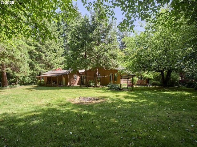205 Baker Rd, Ariel, WA 98603 - view of green lawn