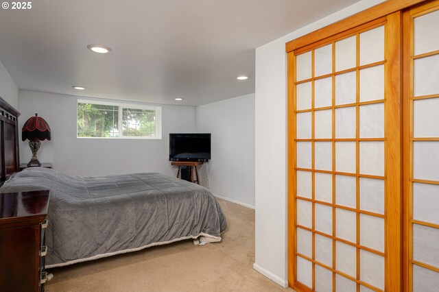 10001 SW 35th Ave, Portland, OR 97219 - carpeted bedroom with recessed lighting and baseboards
