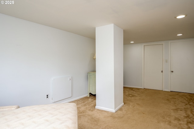 10001 SW 35th Ave, Portland, OR 97219 - below grade area featuring carpet floors and recessed lighting