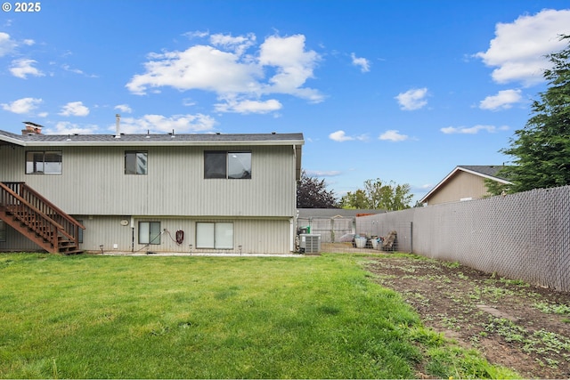3780 SE 21st Dr, Gresham, OR 97080 - back of house with central air condition unit and stairs