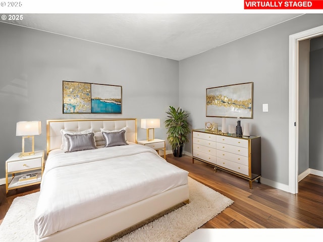 3780 SE 21st Dr, Gresham, OR 97080 - bedroom featuring wood finished floors and baseboards