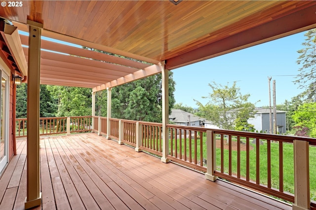 10455 NW Laidlaw Rd, Portland, OR 97229 - wooden deck with a yard