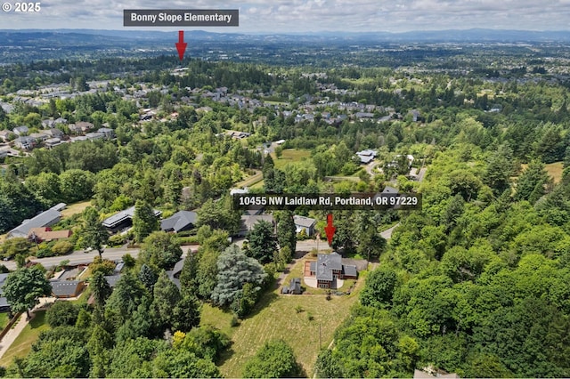 10455 NW Laidlaw Rd, Portland, OR 97229 - view of property location with a forest