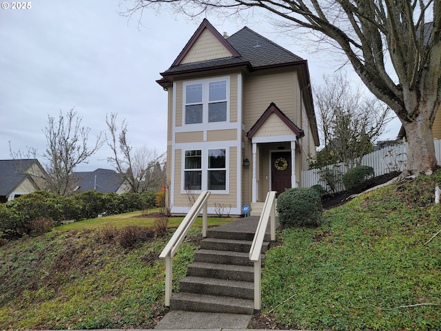 view of front of property