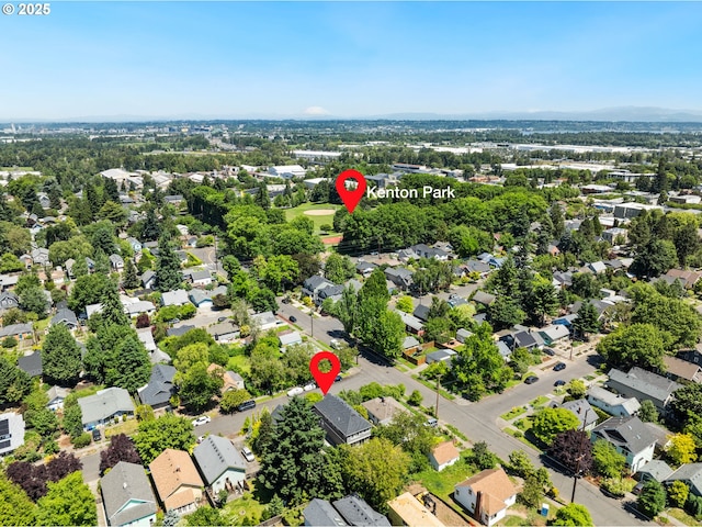 2516 N Watts St, Portland, OR 97217 - aerial view of residential area