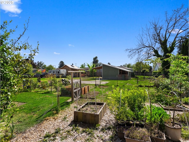 682 S Settlemier Ave, Woodburn, OR 97071 - view of yard with a vegetable garden