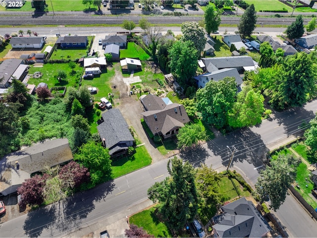 682 S Settlemier Ave, Woodburn, OR 97071 - aerial overview of property's location featuring nearby suburban area