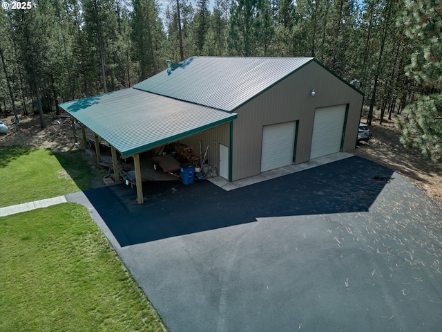 garage featuring a garage