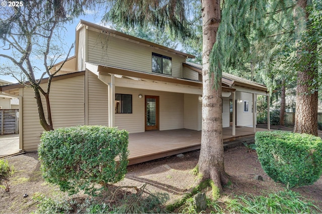 view of back of house