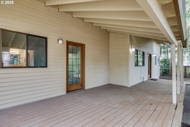 view of deck