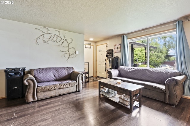 14717 NE 51st St, Vancouver, WA 98682 - living room with a textured ceiling and wood finished floors
