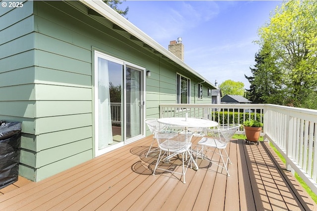 540 NE 23rd Pl, Gresham, OR 97030 - wooden deck featuring outdoor dining space