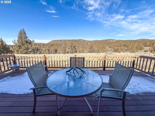 25405 SE Bear Creek Rd, Prineville, OR 97754 - deck featuring outdoor dining space