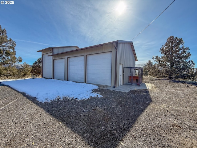 25405 SE Bear Creek Rd, Prineville, OR 97754 - view of detached garage