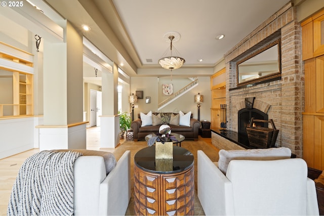 12760 S Fielding Rd, Lake Oswego, OR 97034 - view of front of house featuring stairway, stucco siding, driveway, and a garage