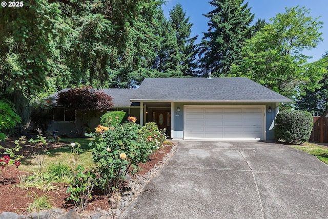 20753 SW Martinazzi Ave, Tualatin, OR 97062 - single story home featuring a garage, driveway, and a shingled roof