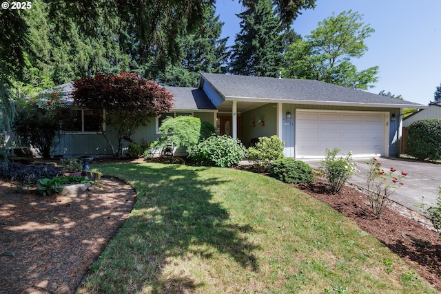 20753 SW Martinazzi Ave, Tualatin, OR 97062 - single story home featuring a garage, driveway, and a front lawn