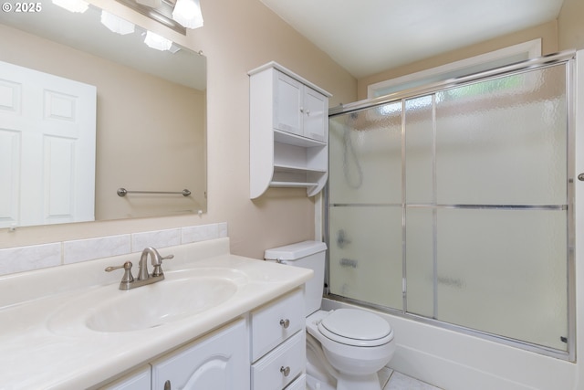 20753 SW Martinazzi Ave, Tualatin, OR 97062 - bathroom with toilet, vanity, and enclosed tub / shower combo