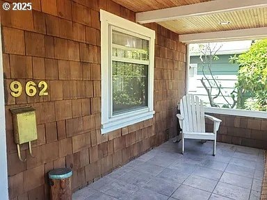 view of patio / terrace featuring a porch