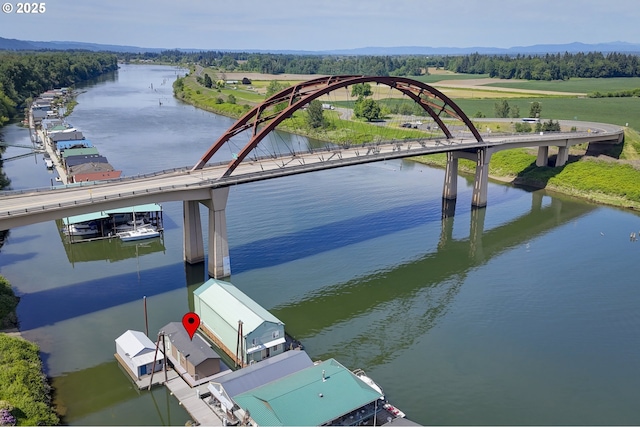 14426 NW Larson Rd Unit 2, Portland, OR 97231 - dock area with a water view