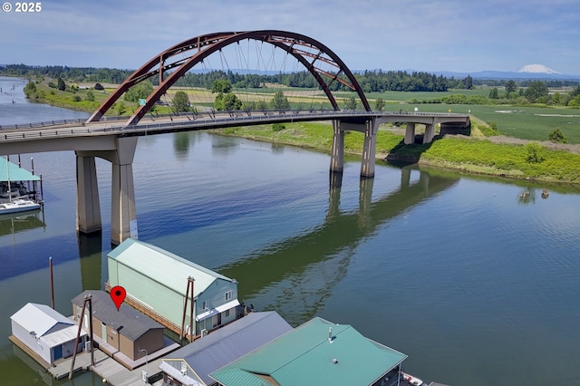 14426 NW Larson Rd Unit 2, Portland, OR 97231 - dock area featuring a water view