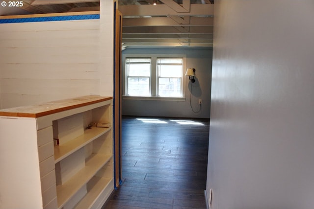 175 W Baltimore St, Heppner, OR 97836 - hall with dark wood-type flooring