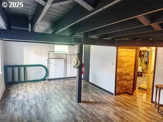 175 W Baltimore St, Heppner, OR 97836 - below grade area with wood finished floors
