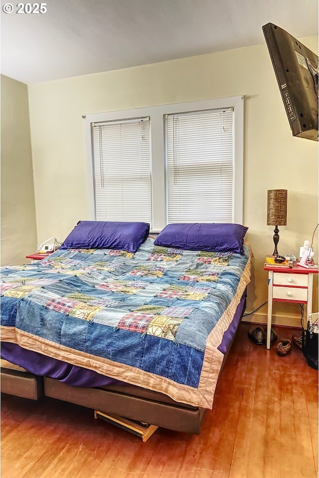 175 W Baltimore St, Heppner, OR 97836 - bedroom with hardwood / wood-style floors