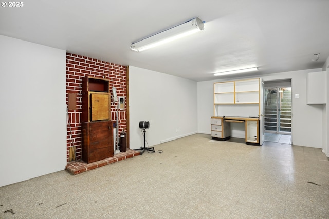 722 E 14th St, The Dalles, OR 97058 - below grade area featuring tile patterned floors