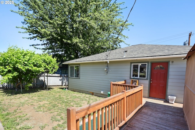 722 E 14th St, The Dalles, OR 97058 - view of deck