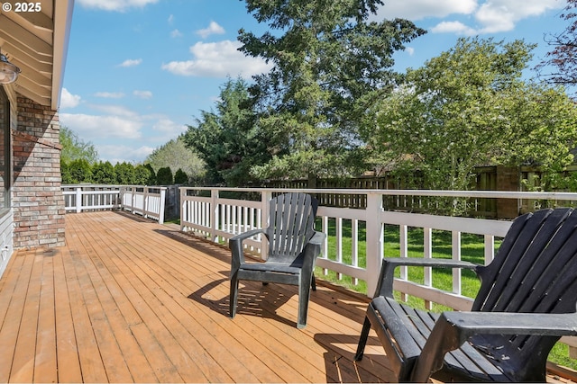 950 NW 161st Ter, Beaverton, OR 97006 - wooden deck featuring a fenced backyard