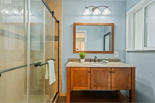 4935 NW Kahneeta Ct, Portland, OR 97229 - full bath with vanity and a shower stall