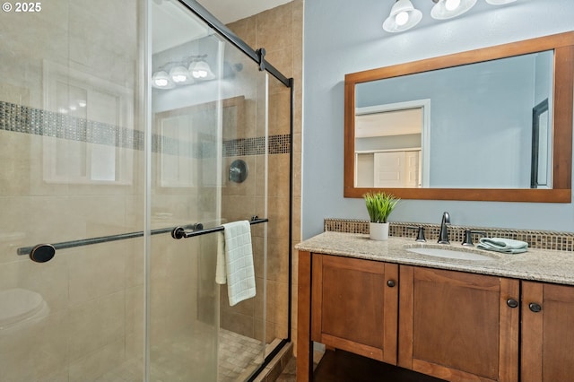 4935 NW Kahneeta Ct, Portland, OR 97229 - full bath with vanity and a shower stall